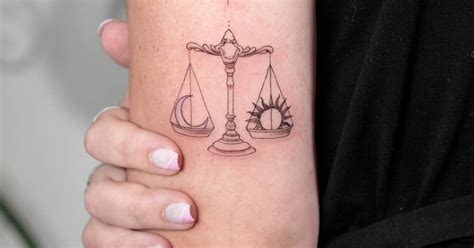 10 Libra Zodiac Sign Tattoos Featuring Libra Constellations, .